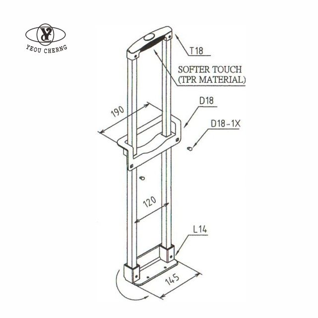 2 Section Telescopic Handle Category Product YEOU CHERNG PLASTICS